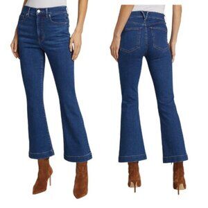 NEW Veronica Beard Carson High Rise Ankle Flare Jeans Blue Wash Size: 24